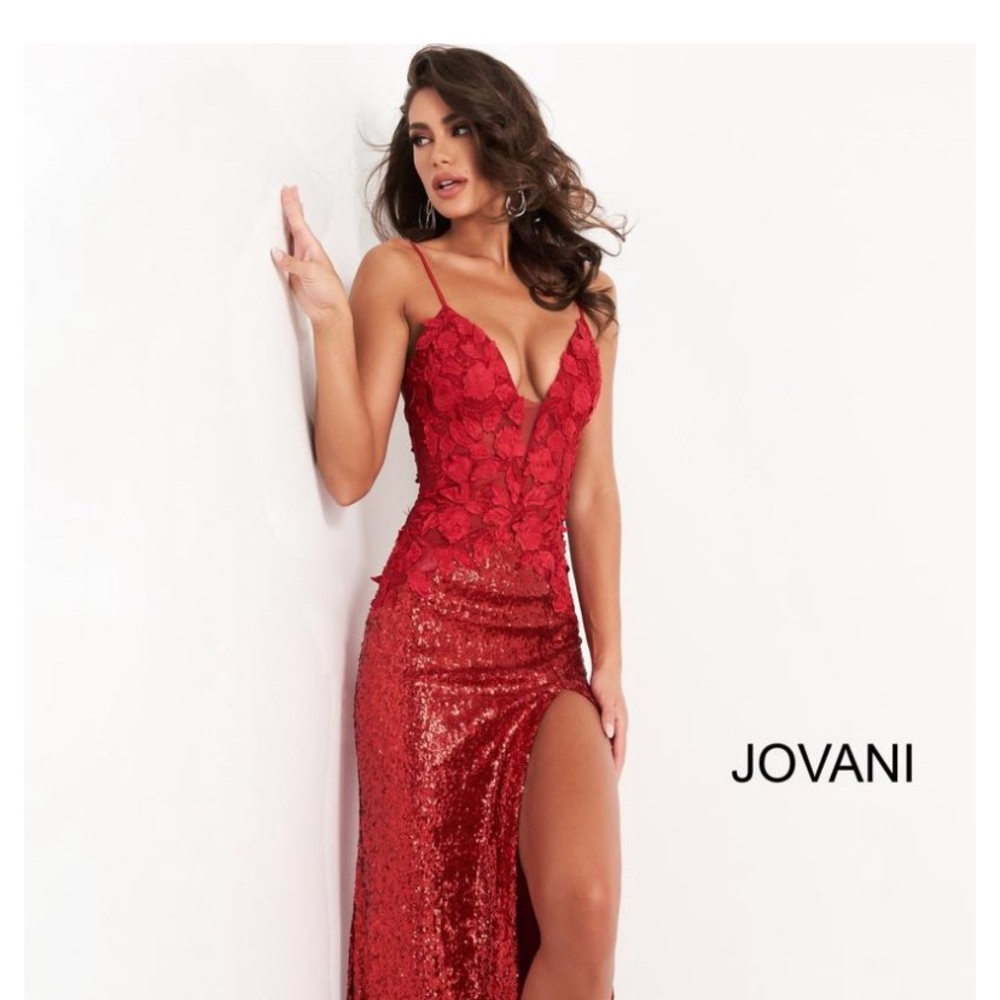 Jovani Red Prom Dress. Size 4